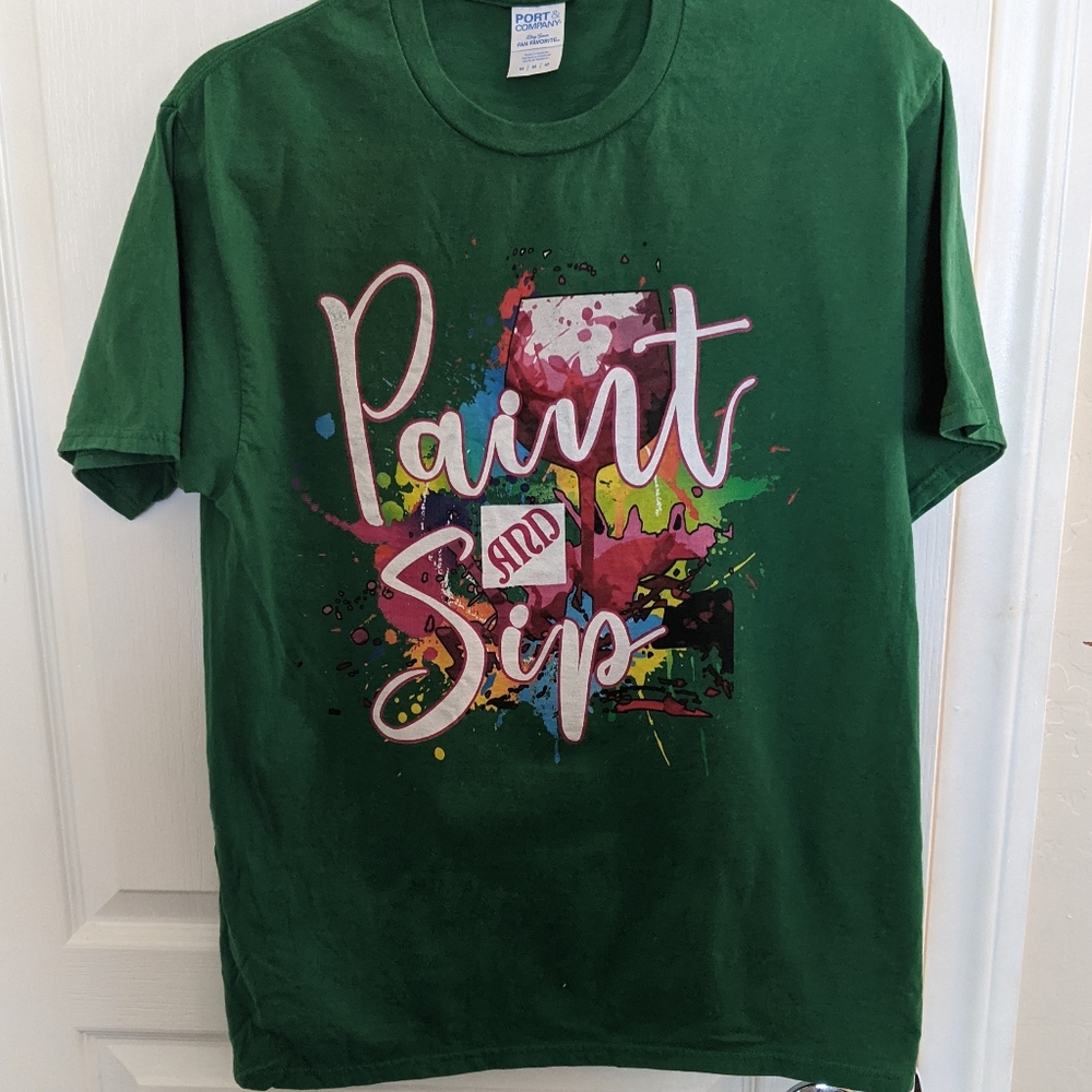 Paint and sip t-shirt